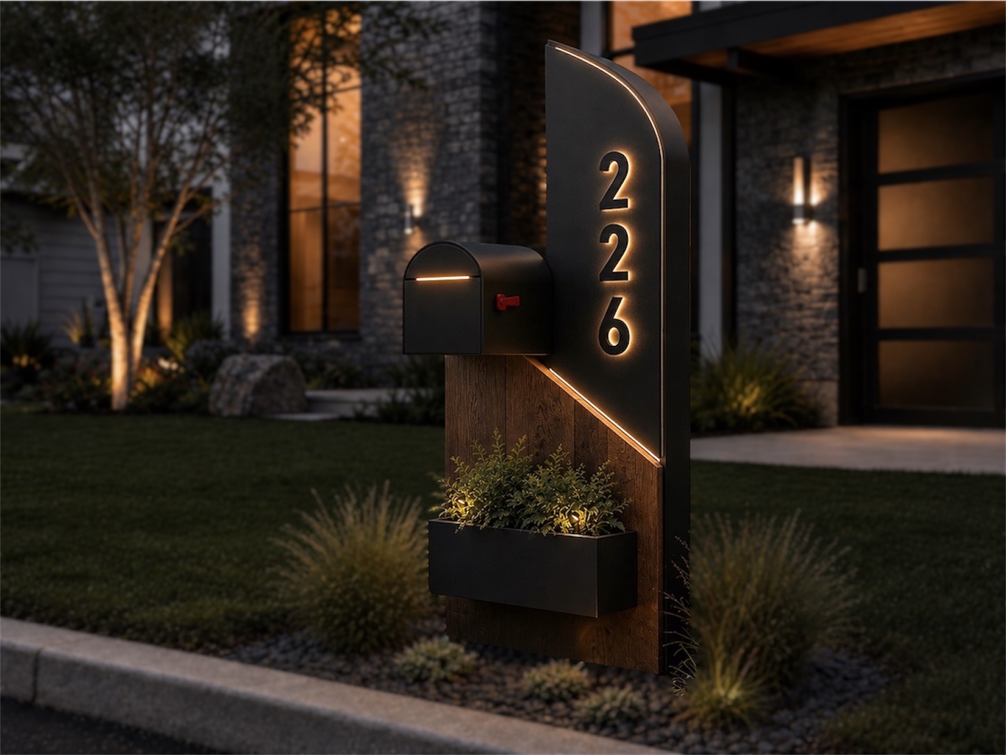 The Crestridge Reserve installed at a real curb